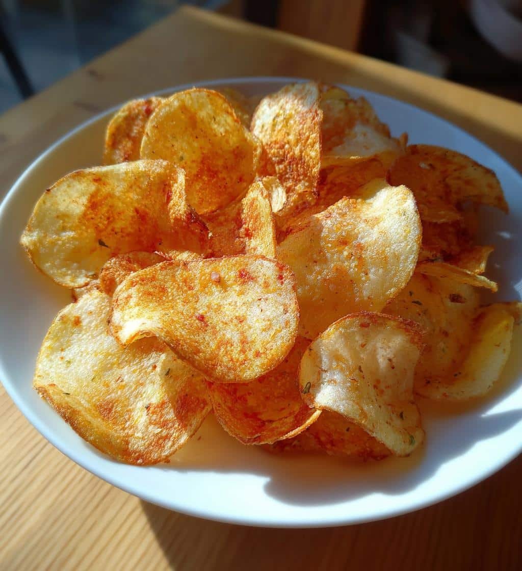 Crispy 2-Ingredient Air Fryer Italian Herb Chips You'll Crave 4 Air fryer Italian Herb Chips - detail 1