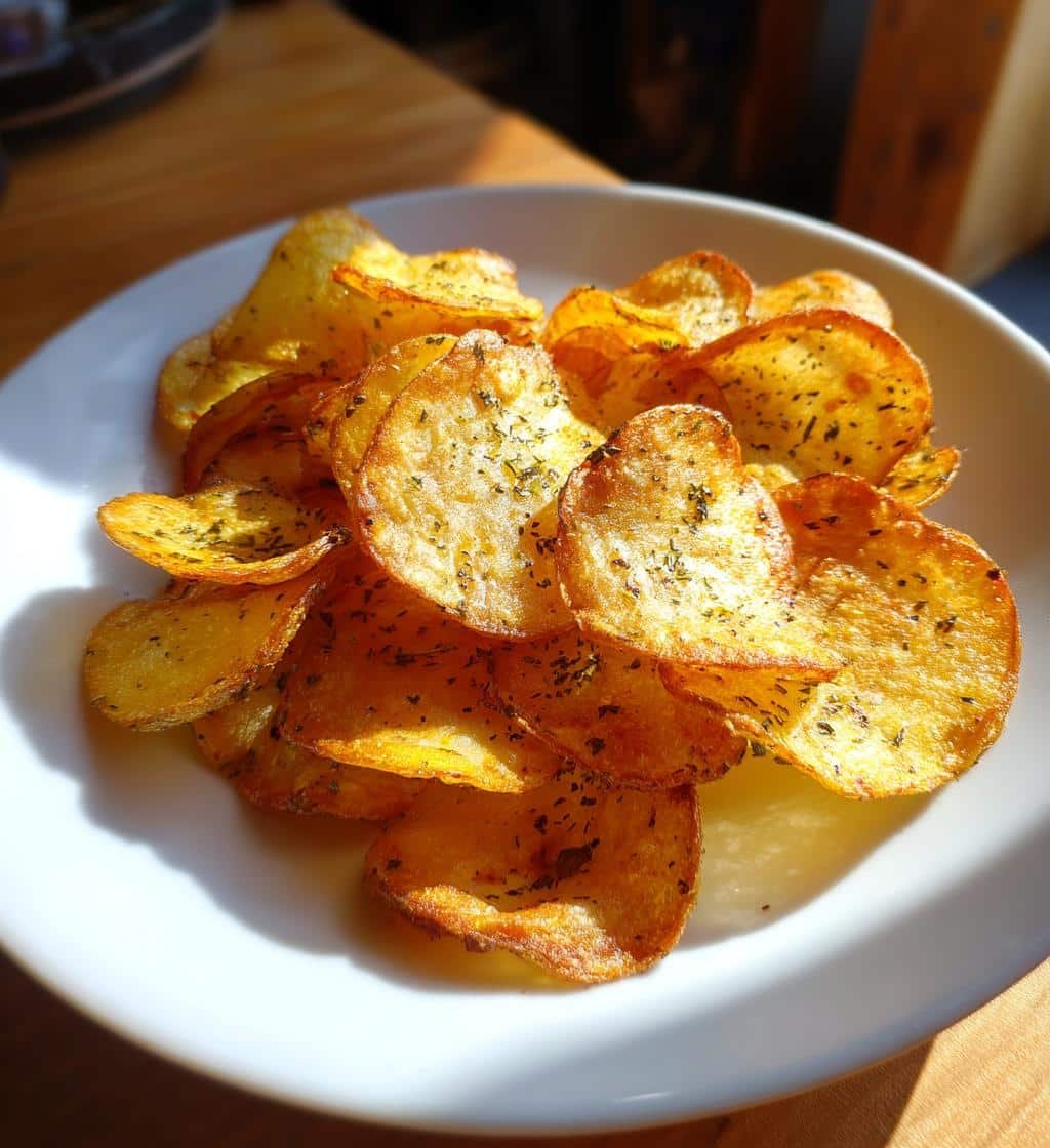 Air fryer Italian Herb Chips