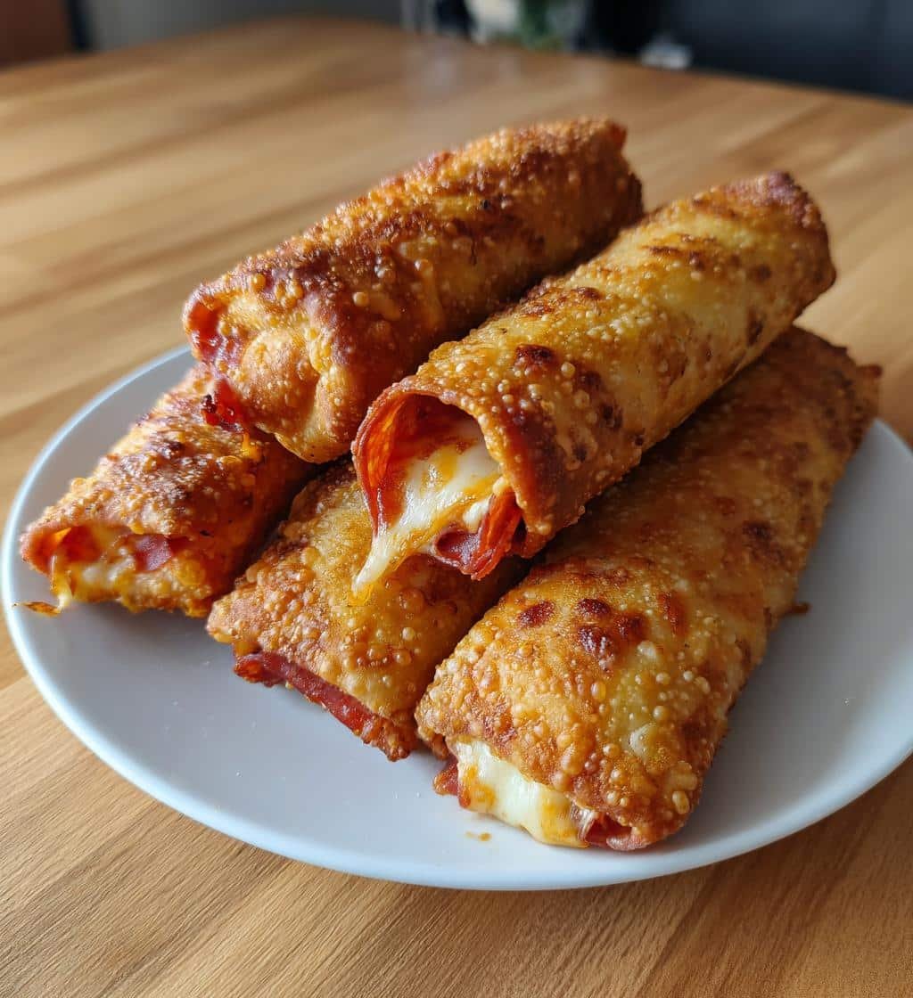 Air fryer Pizza Rolls - Pepperoni