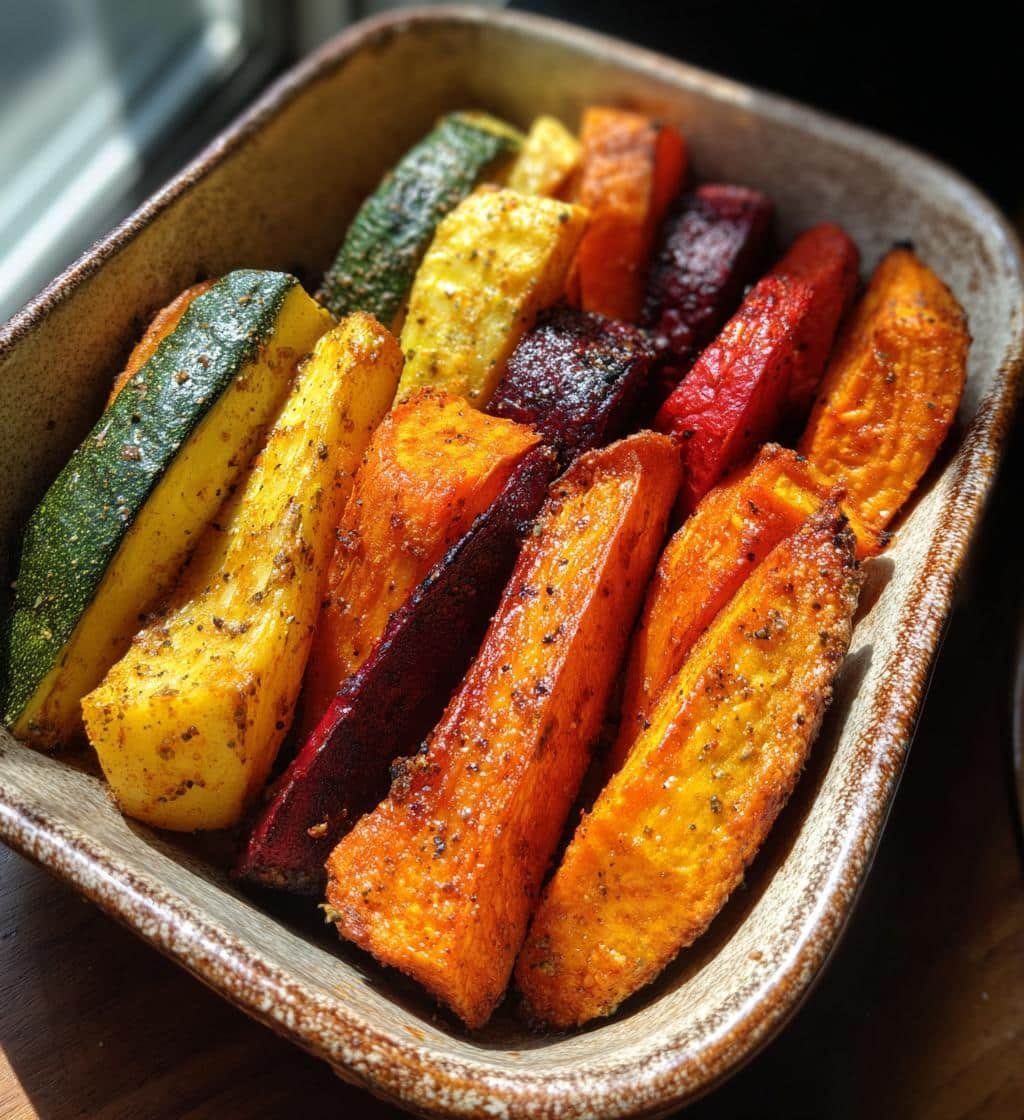 Air fryer Rainbow Wedges Tray