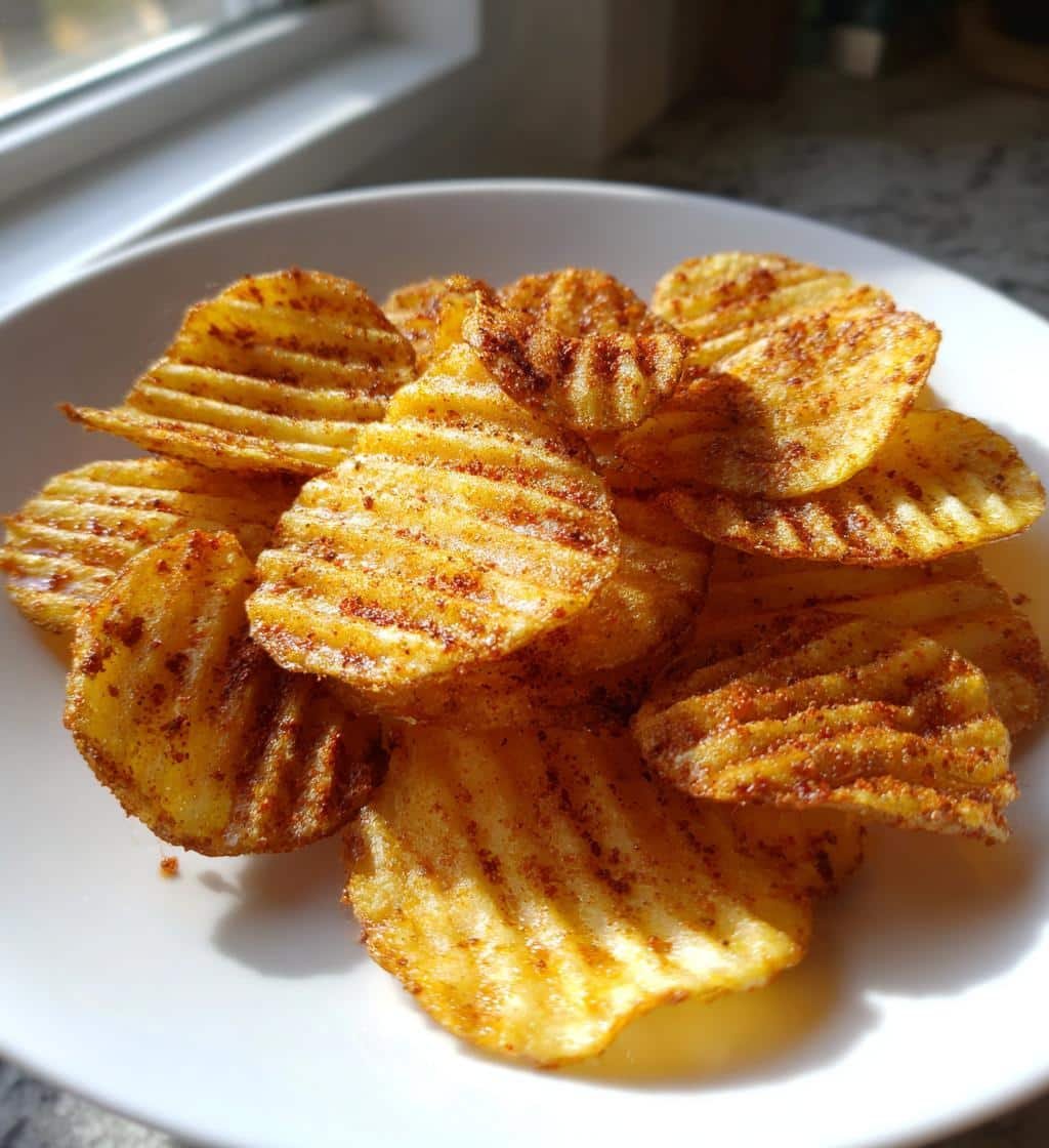 Air fryer Smoky BBQ Rub Chips - detail 1