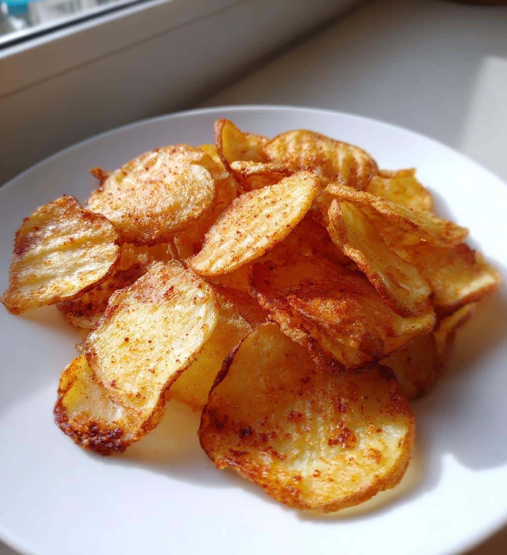 Air fryer Smoky BBQ Rub Chips