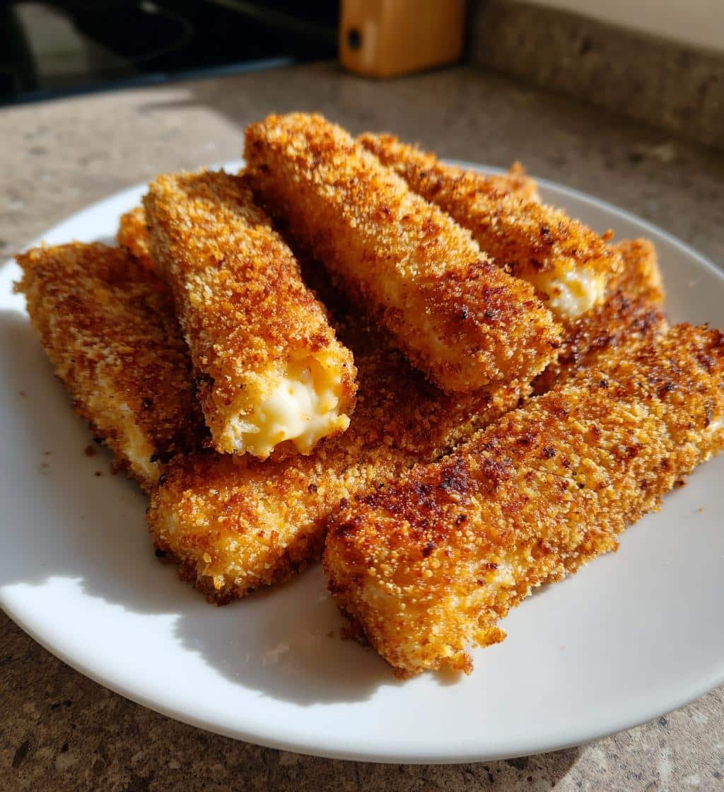 Air fryer Vegan Mac-and-Cheese Sticks - detail 1