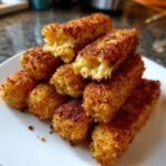 Air fryer Vegan Mac-and-Cheese Sticks