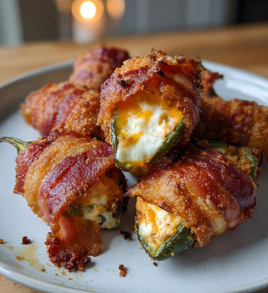 Air fryer jalapeño popper bites (bacon wrapped) - detail 1