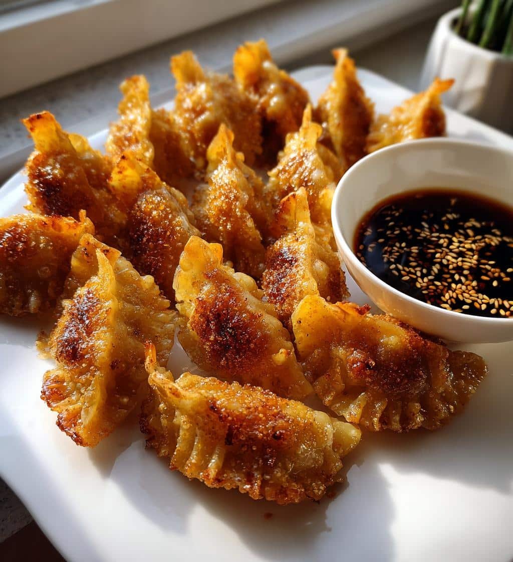 Crispy Air Fryer Pork Potsticker Bites in Just 10 Minutes 4 Air fryer pork potsticker bites - detail 1