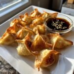 Air fryer pork potsticker bites