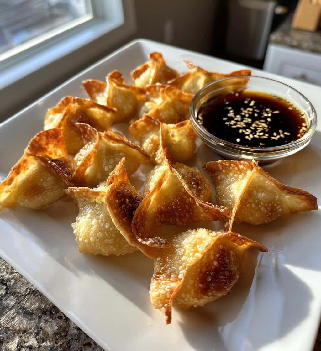 Air fryer pork potsticker bites
