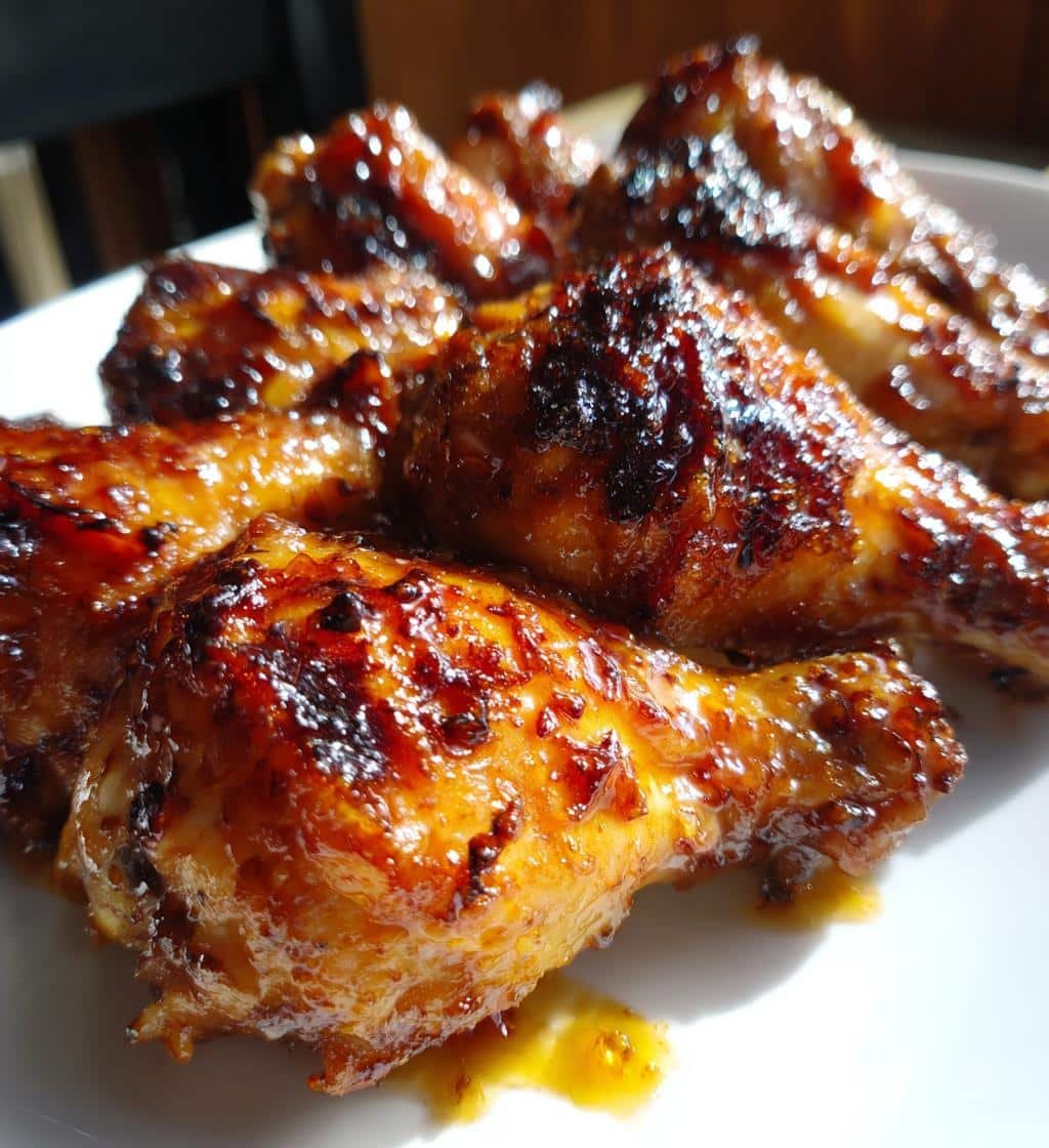Apple Cider Sticky Glaze Air Fryer Drumsticks - detail 1