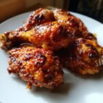 Apple Cider Sticky Glaze Air Fryer Drumsticks