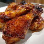 Apple Cider Sticky Glaze Air Fryer Drumsticks
