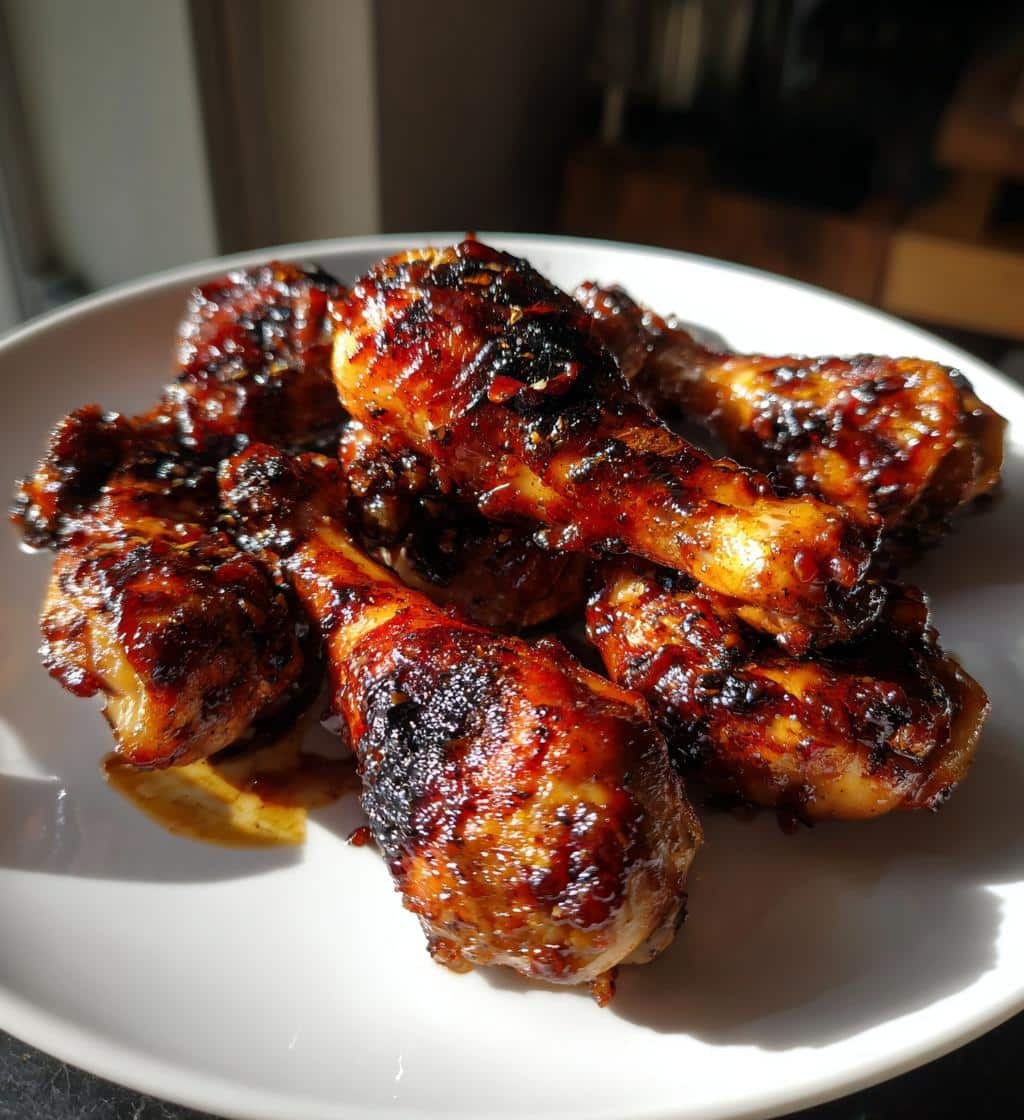 Balsamic Glazed Air Fryer Drumsticks - detail 1
