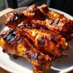Balsamic Glazed Air Fryer Drumsticks