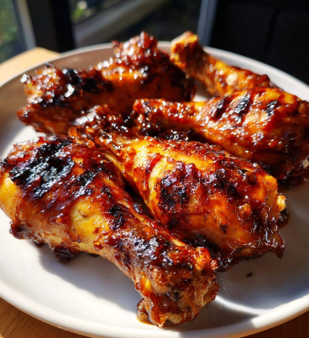 Balsamic Glazed Air Fryer Drumsticks