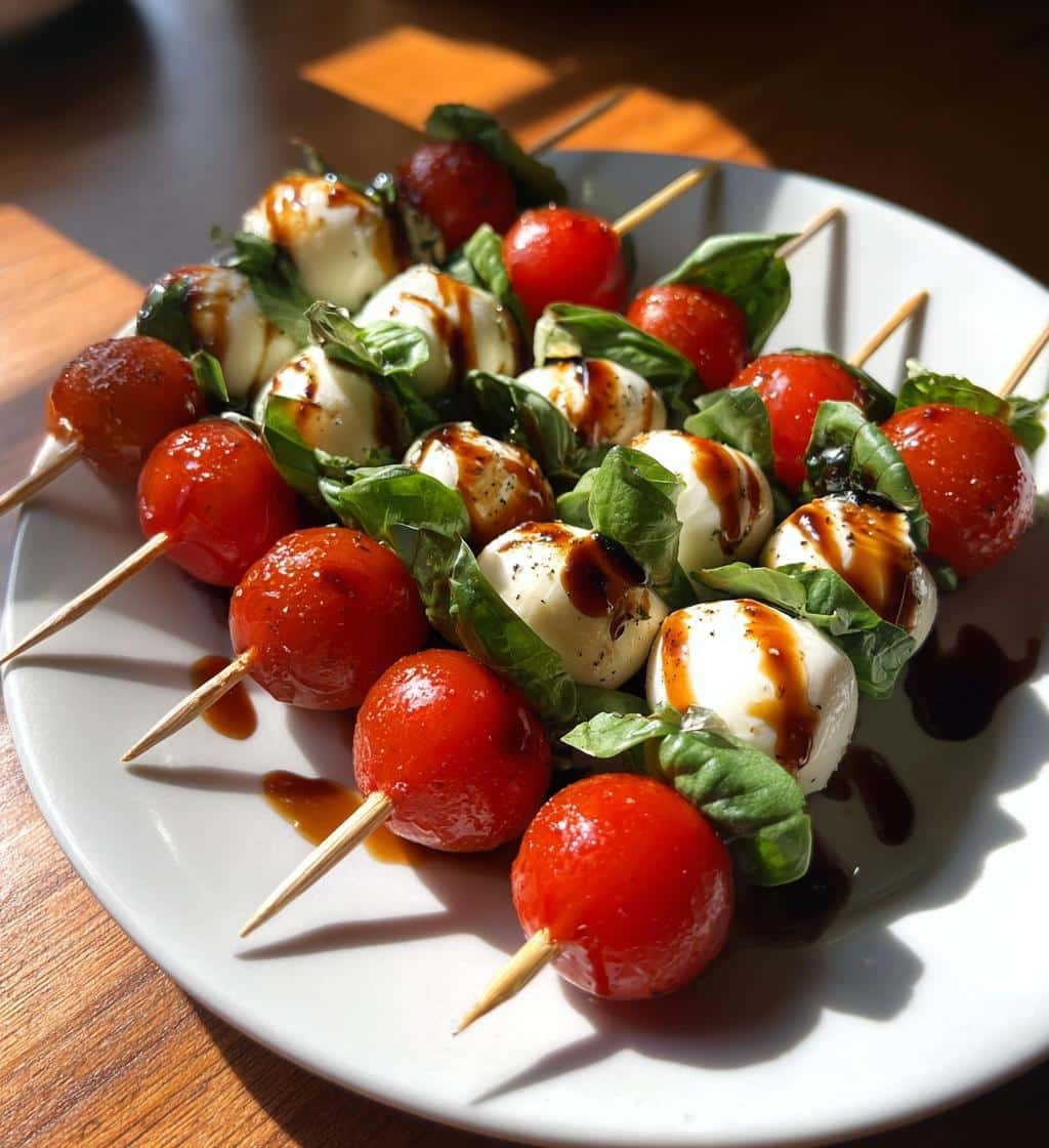 Caprese skewer bites (air fryer) - detail 1