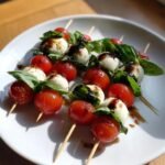 Caprese skewer bites (air fryer)