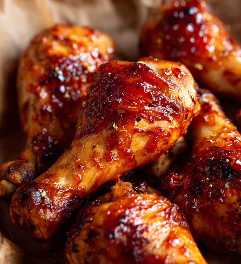Cranberry Orange Sticky Drumsticks (Air Fryer) - detail 1
