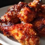 Cranberry Orange Sticky Drumsticks (Air Fryer)