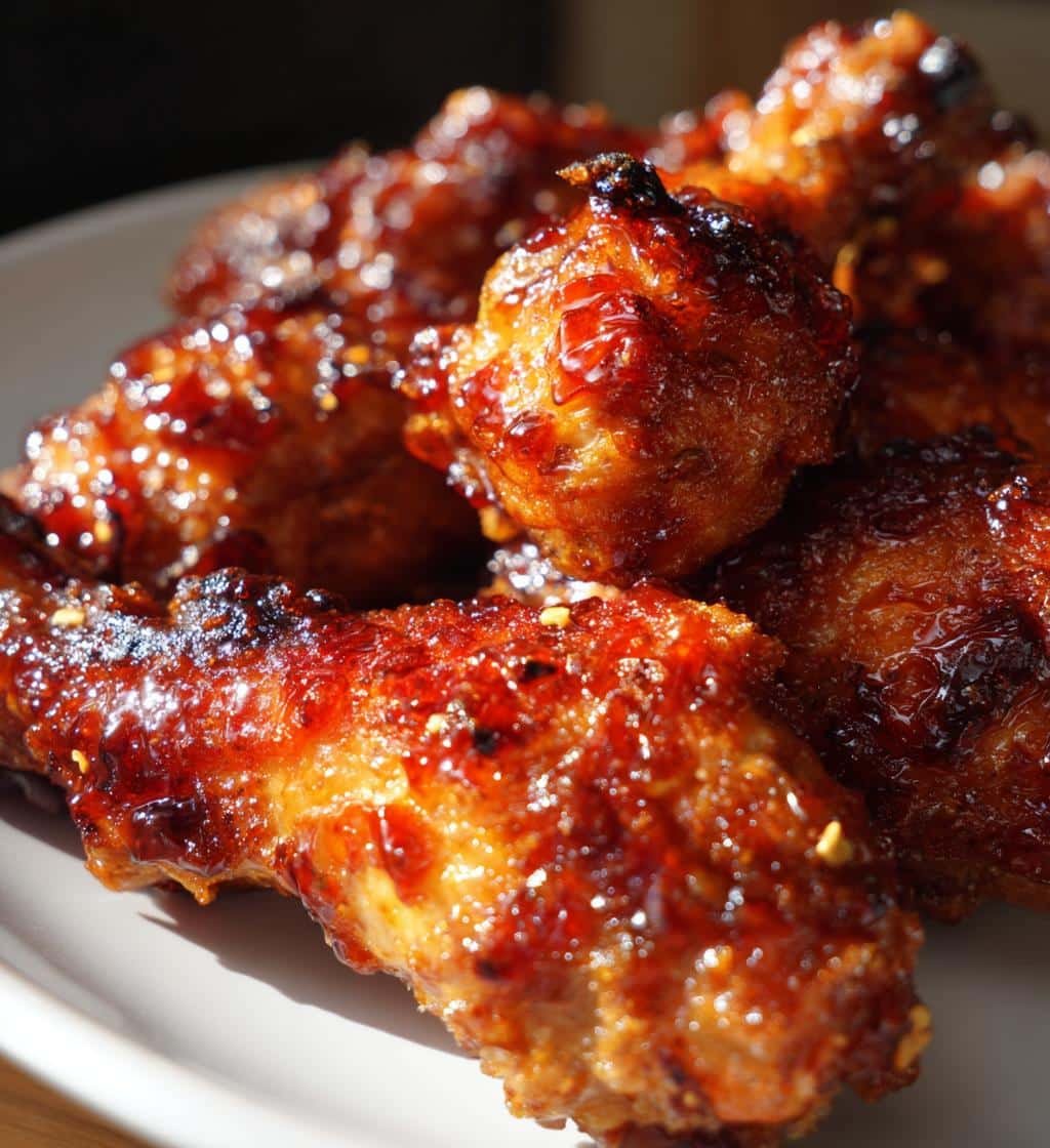 Cranberry Orange Sticky Drumsticks (Air Fryer)