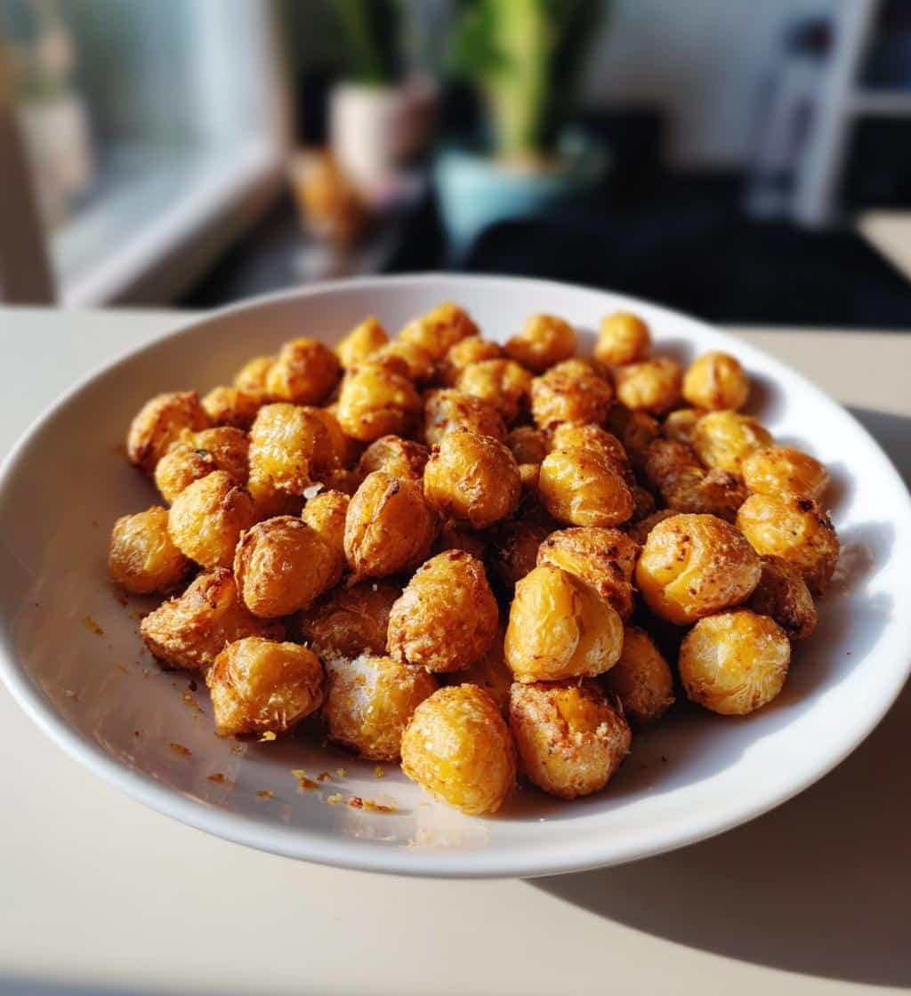 Crispy chickpea snack bites (air fryer)