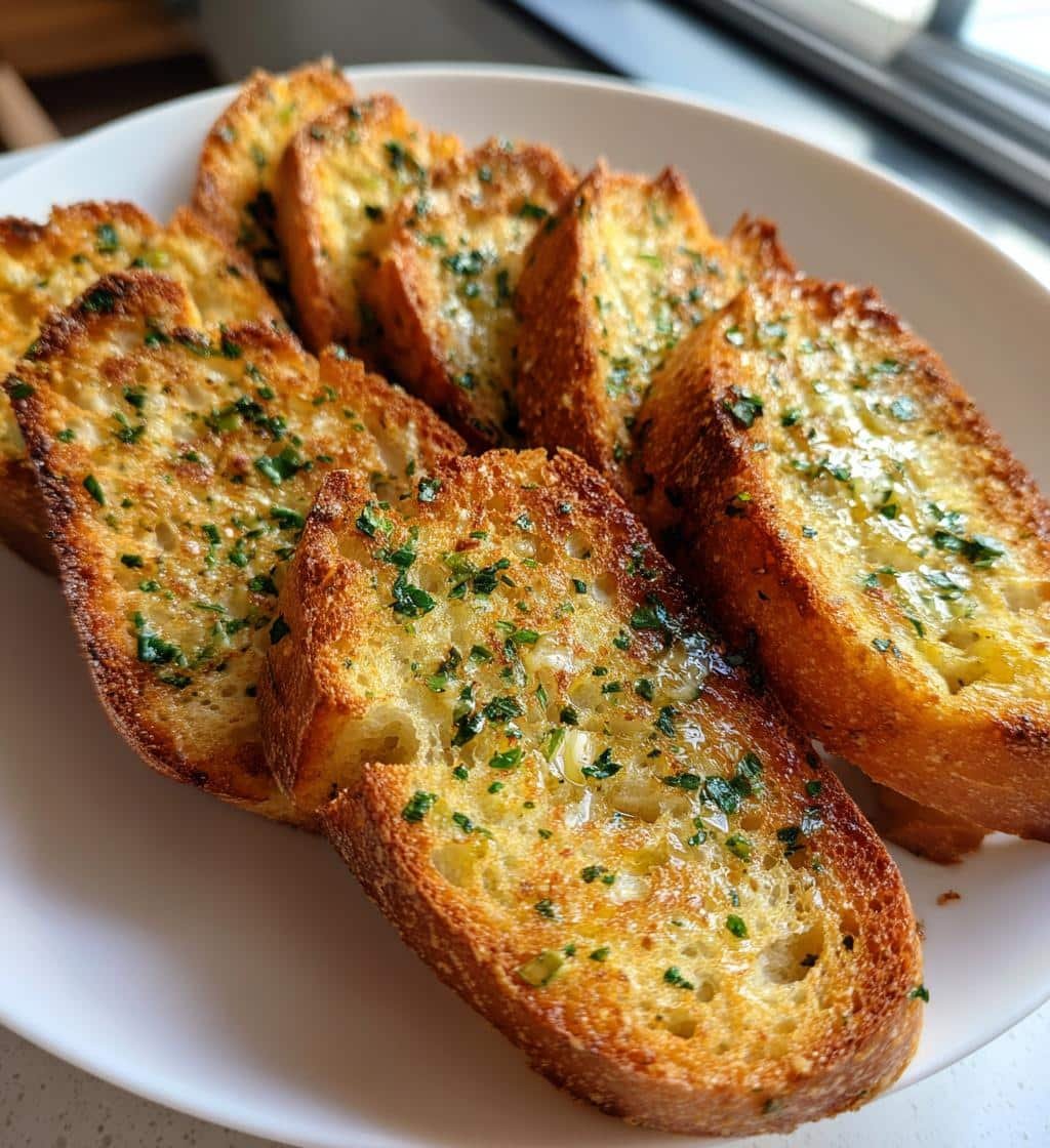 Delicious Crispy Air Fryer Garlic Bread