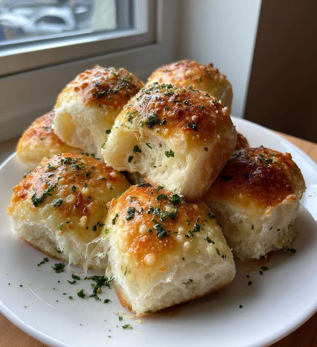 Easy Air Fryer Garlic Parmesan Rolls - detail 1