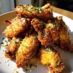 Easy Garlic Parmesan Crispy Air Fryer Wings