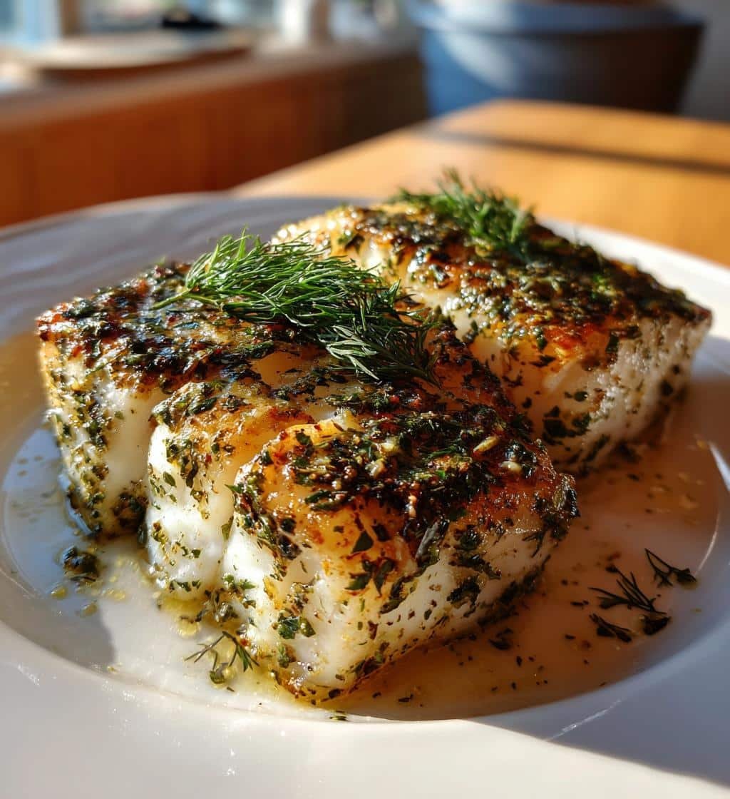 Garlic Herb Butter Air Fryer Cod for Two - detail 1