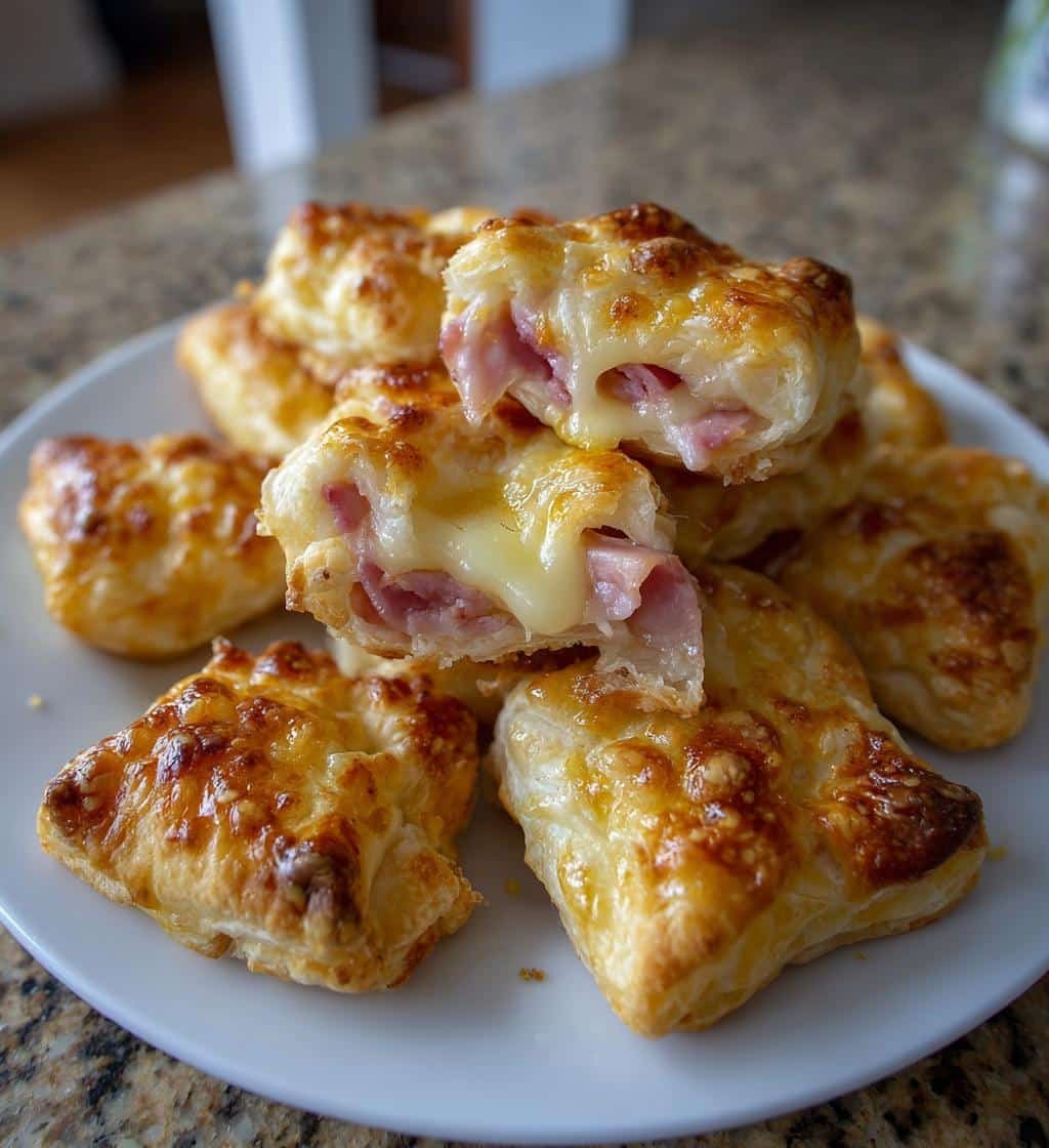 Ham & brie pastry bites (air fryer)