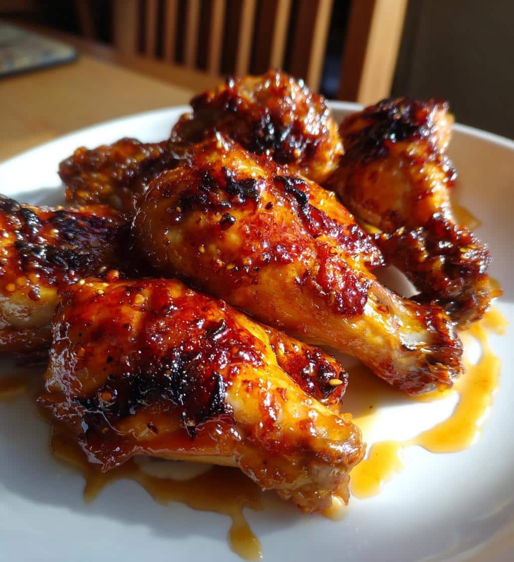 Homemade Honey Garlic Air Fryer Drumsticks - detail 1