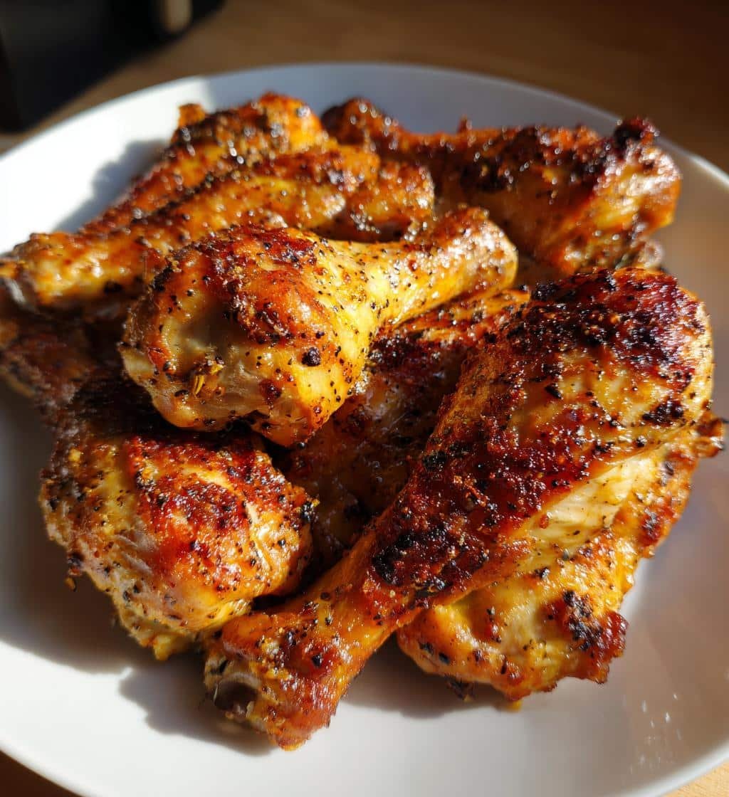 Horseradish Mustard Air Fryer Drumsticks