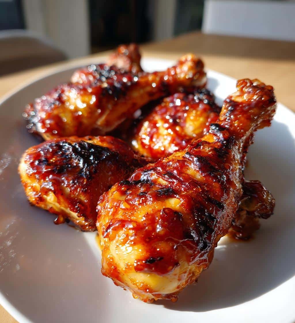 Maple Mustard BBQ Air Fryer Drumsticks