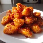 Orange chicken bites in air fryer