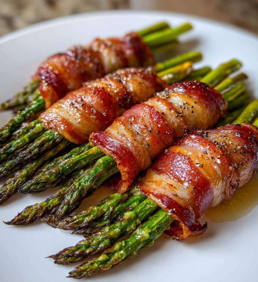 Prosciutto-wrapped asparagus air fryer bites - detail 1