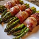 Prosciutto-wrapped asparagus air fryer bites