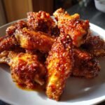 Quick Crispy Honey Mustard Air Fryer Wings