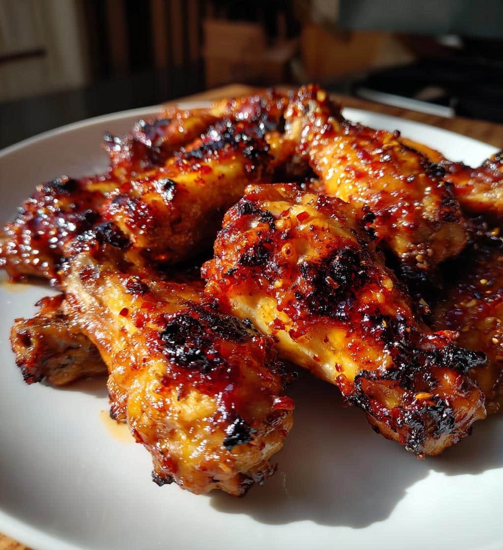 Quick Teriyaki Pineapple Air Fryer Wings