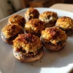 Sausage-stuffed mushroom bites (air fryer)