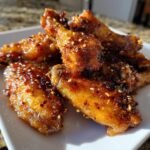 Soy Garlic Ginger Air Fryer Wings