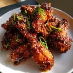 Teriyaki Sesame Air Fryer Wings