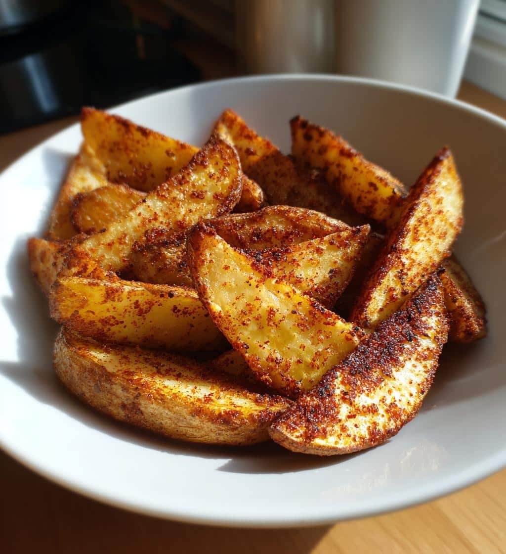 Vegan Oil-Free Air Fryer Wedges - detail 1