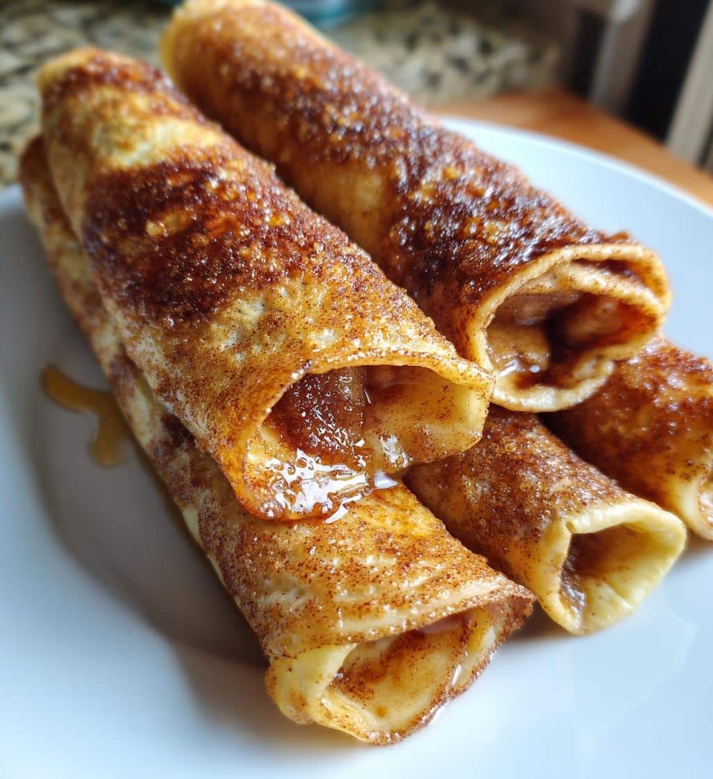 Air Fryer Apple Cinnamon Tortilla Roll-Ups - detail 1