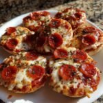 Air Fryer Bagel Bites Pizza