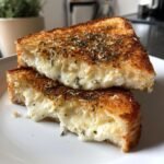 Air Fryer Burrata Grilled Cheese