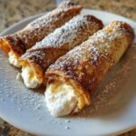 Air Fryer Cheesecake Chimichangas