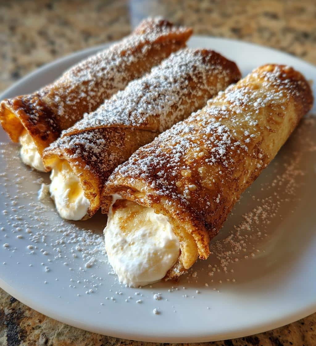 Air Fryer Cheesecake Chimichangas