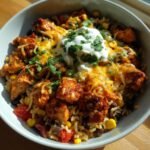 Air Fryer Chicken Burrito Bowls Recipe