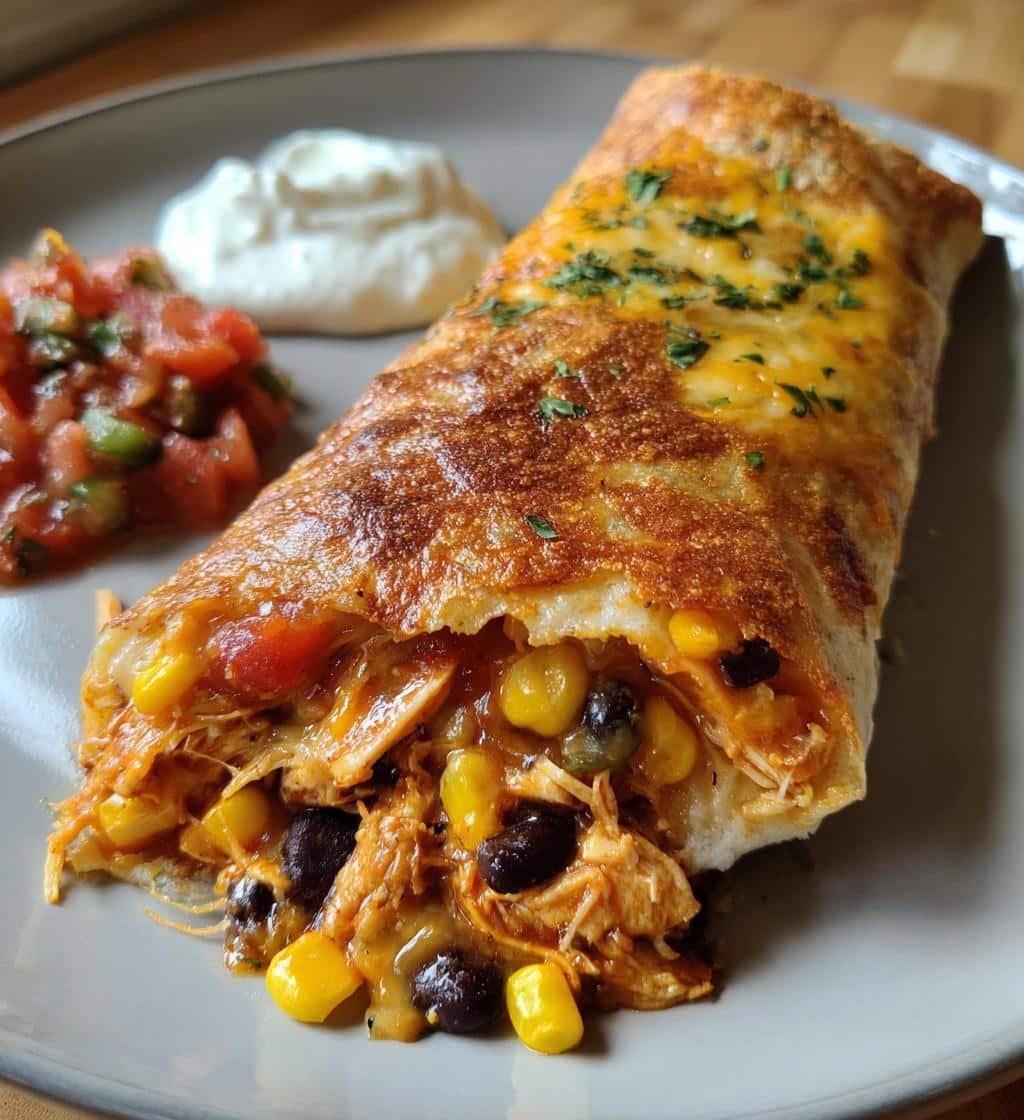 Air Fryer Chicken Burritos - detail 1