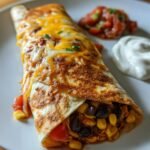 Air Fryer Chicken Burritos