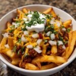 Air Fryer Chili Cheese Fries Loaded